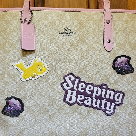 Coach X Disney Sleeping Beauty City Zip Tote Limited Edition F73359 - Picture 3 of 16